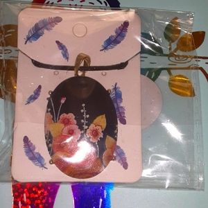 🌺🌸FLORAL vintage pendant necklace🌺🌸